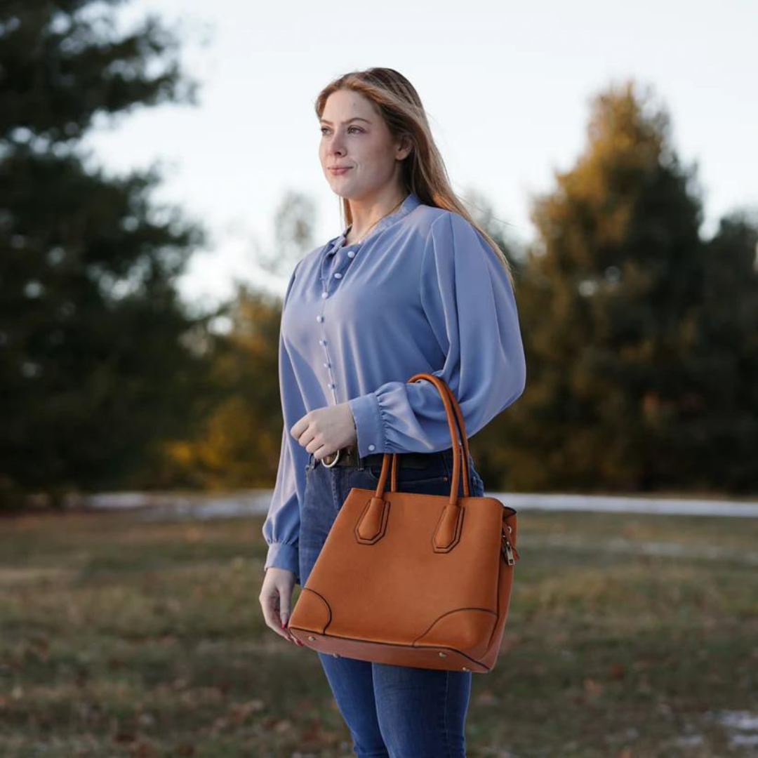 Jessie & James Lisa Concealed Carry Satchel - Tactical Guardian