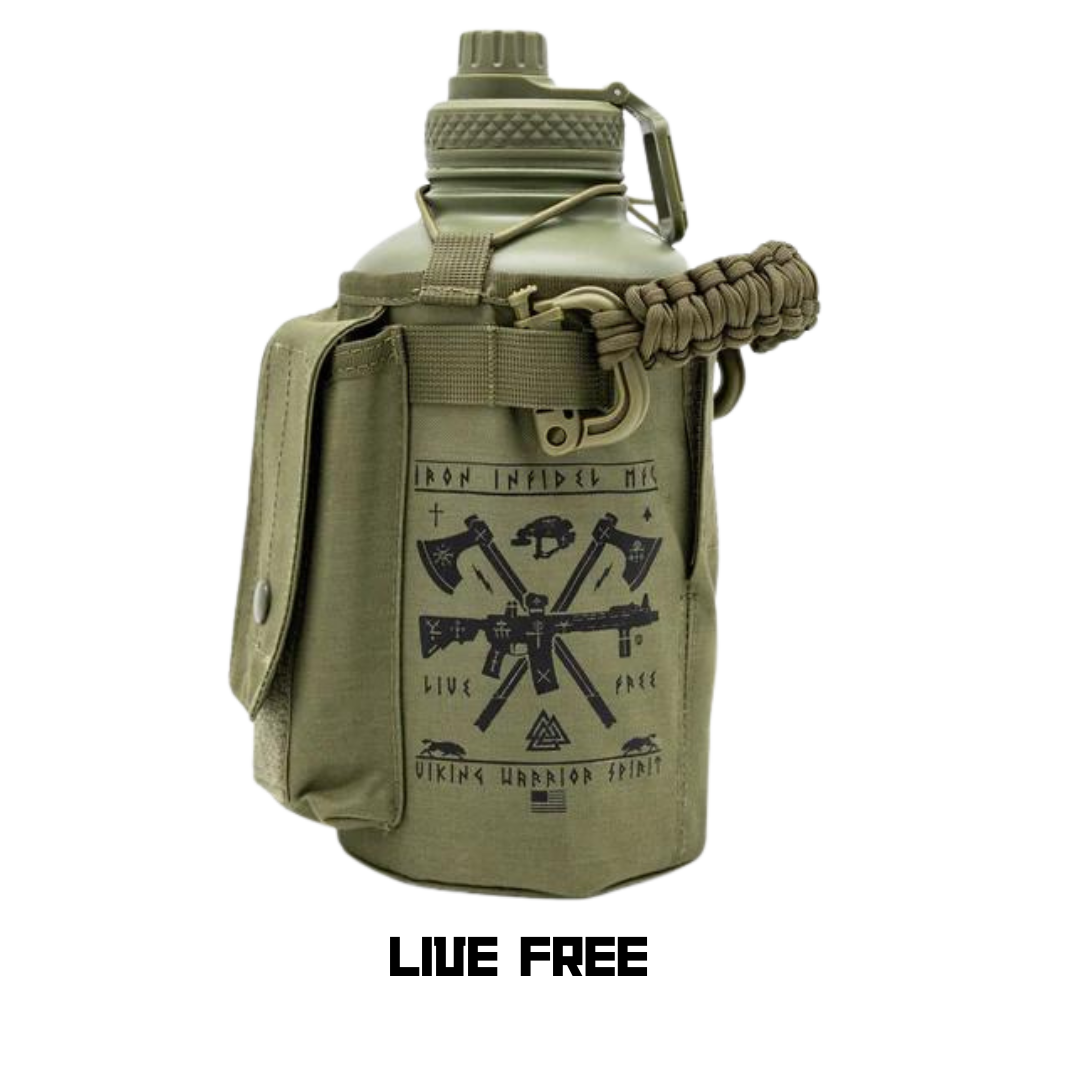 Iron Infidel Battle Bottle 64 oz. - Tactical Guardian