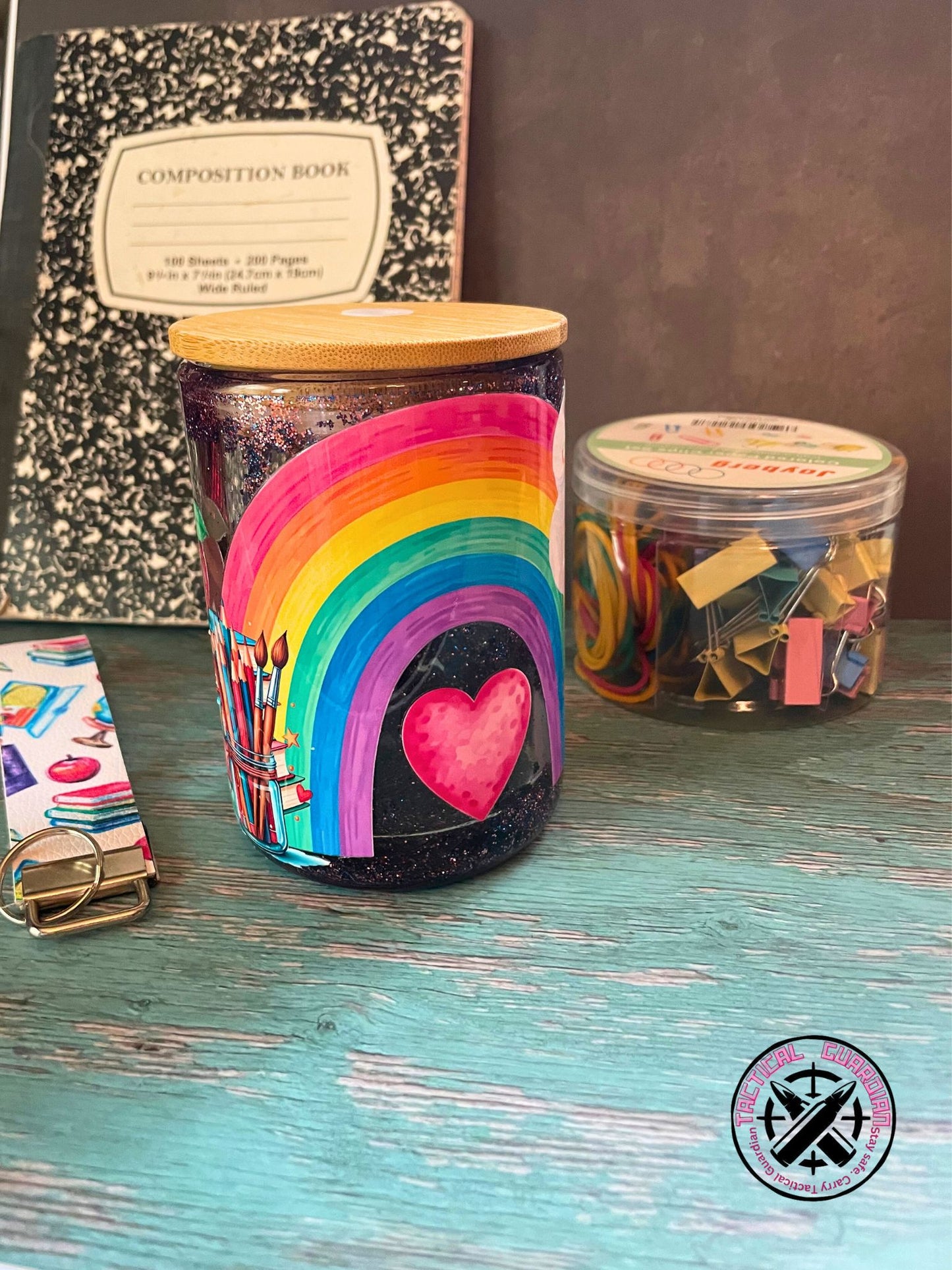 Handmade Teach Them To Be Kind Snowglobe Tumbler