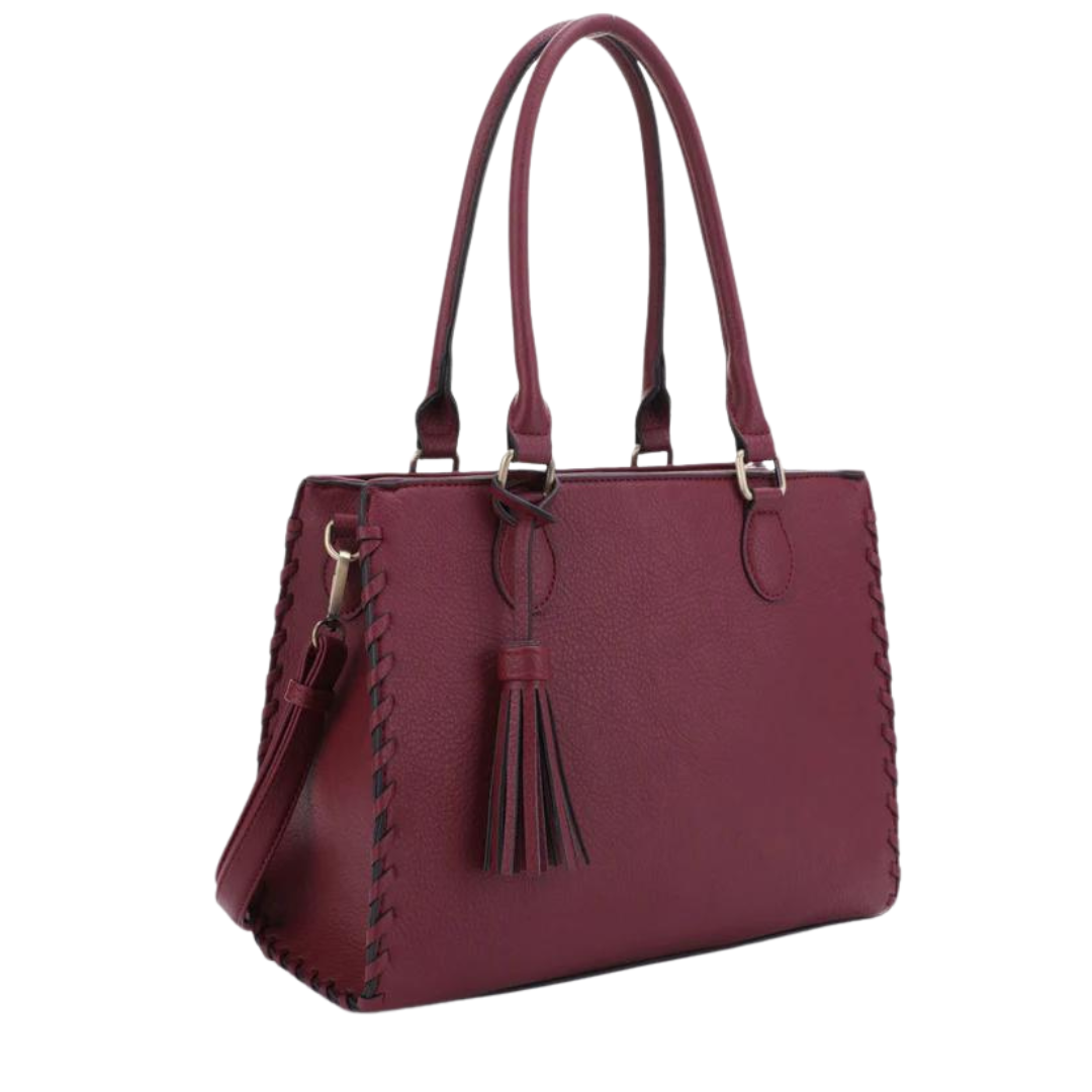 Jessie & James Lioness Concealed Carry Satchel Bag With Tassel - Tactical Guardian