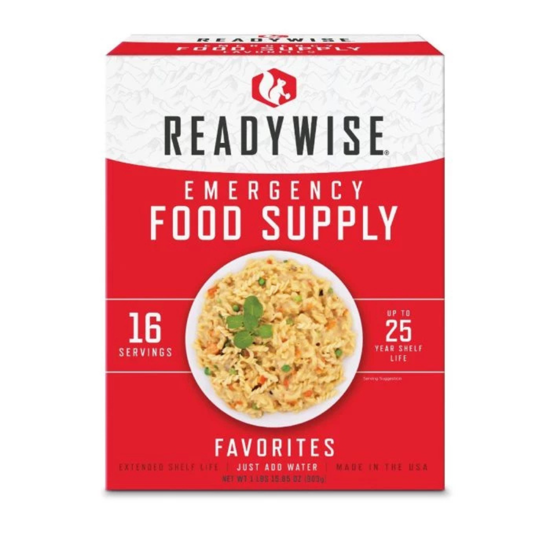 ReadyWise 18 Serving Emergency Food Supply - Favorites Box - Tactical Guardian