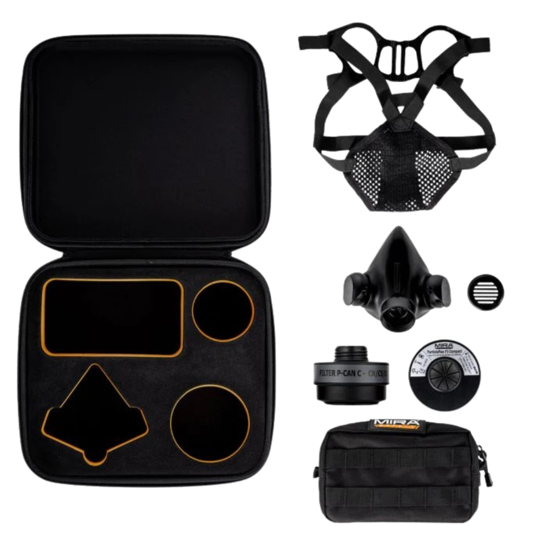 MIRA Safety Tactical Air-Purifying Respirator Mask (TAPR) - Standard Kit - Tactical Guardian
