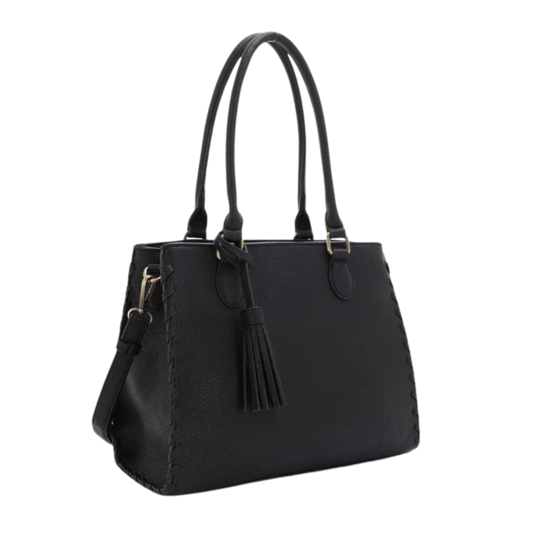 Jessie & James Lioness Concealed Carry Satchel Bag With Tassel - Tactical Guardian