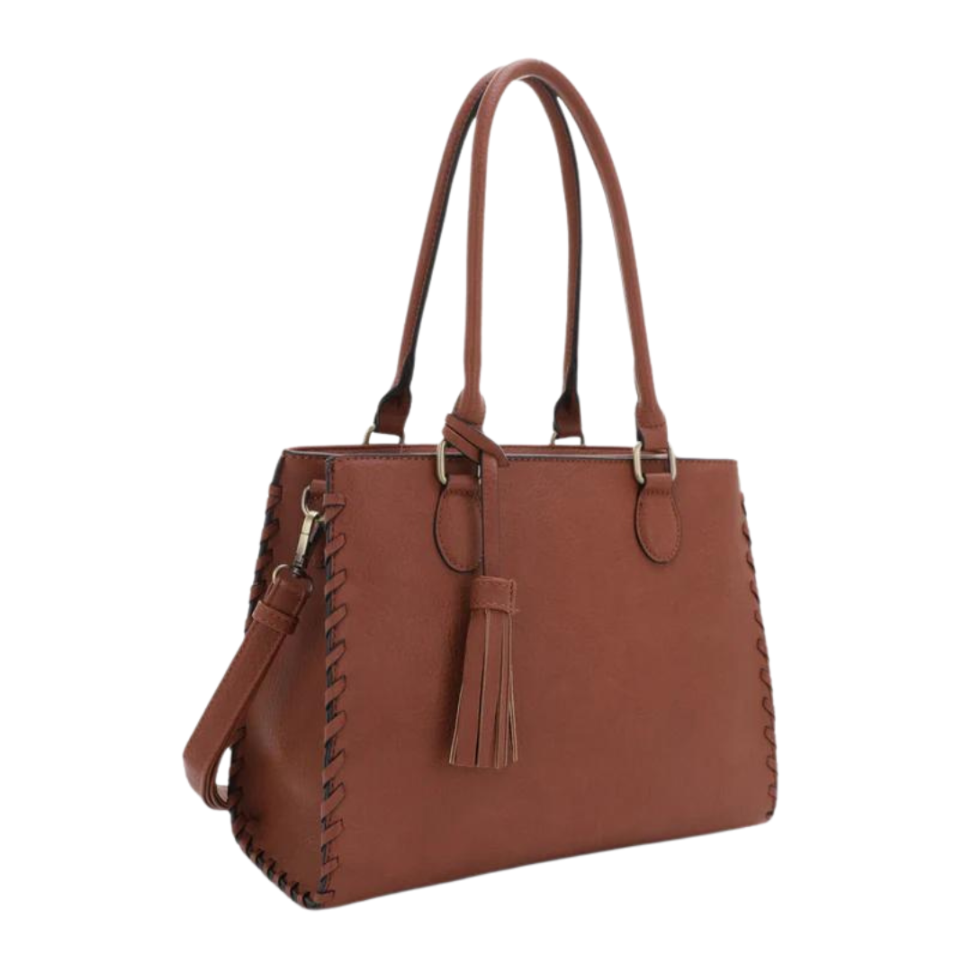 Jessie & James Lioness Concealed Carry Satchel Bag With Tassel - Tactical Guardian