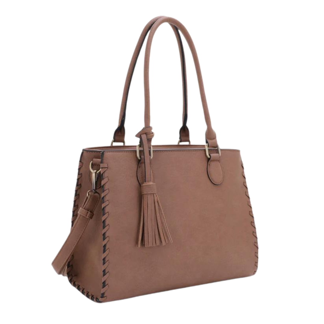 Jessie & James Lioness Concealed Carry Satchel Bag With Tassel - Tactical Guardian