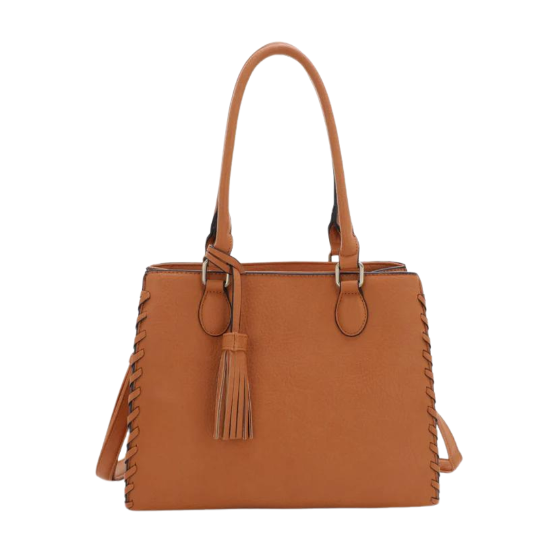 Jessie & James Lioness Concealed Carry Satchel Bag With Tassel - Tactical Guardian
