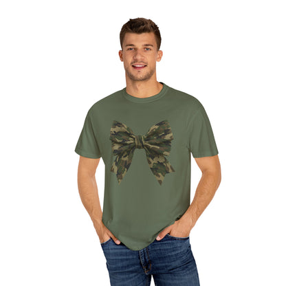 Camo Bow T-Shirt — Military Camouflage Graphic Tee