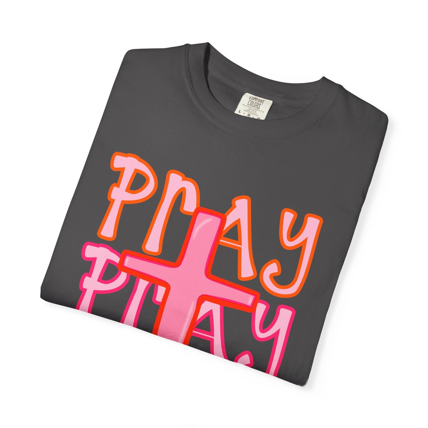 Play Cross T-Shirt — Retro Faith Graphic Tee