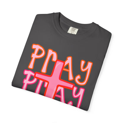 Play Cross T-Shirt — Retro Faith Graphic Tee