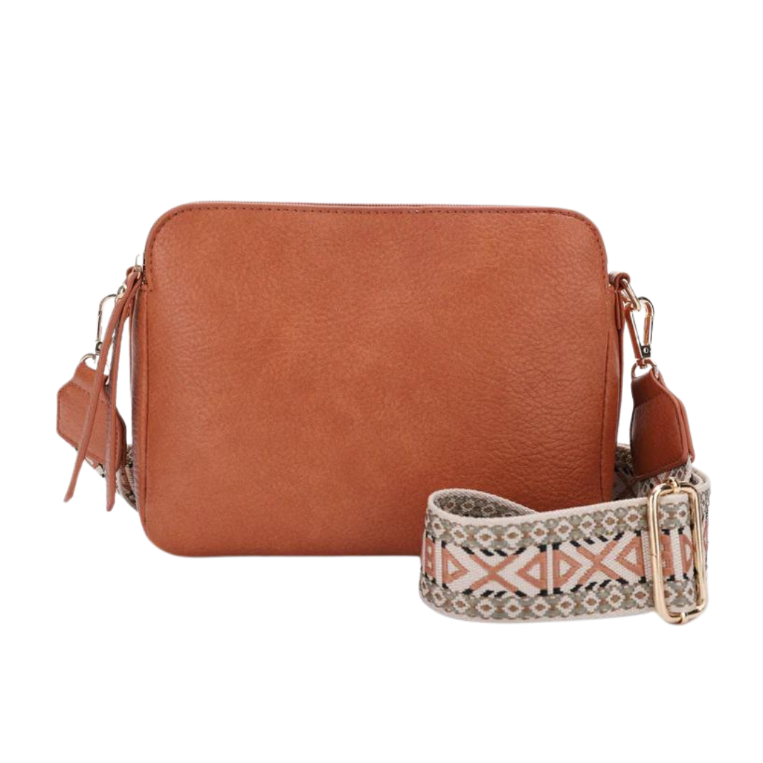 Jessie & James Rebecca Triple Compartment Lock and Key Concealed Carry Crossbody - Tactical Guardian
