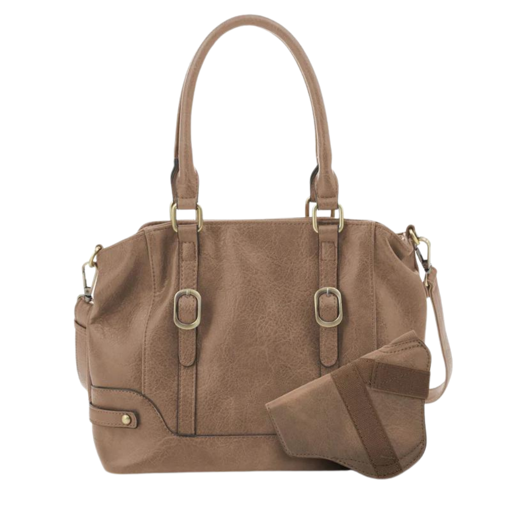 Jessie & James Elena Concealed Carry Lock and Key Satchel - Tactical Guardian