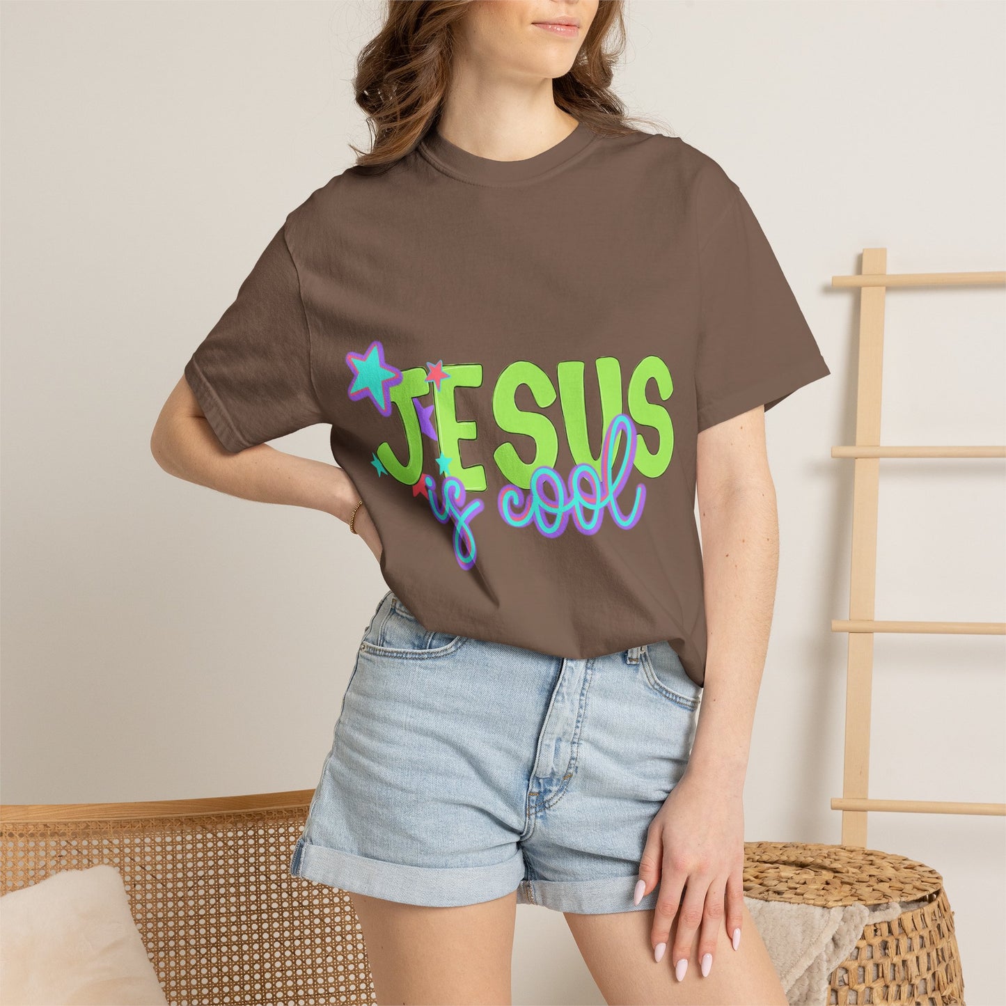 Jesus Is Cool T-Shirt — Retro Pastel Christian Tee