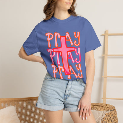 Play Cross T-Shirt — Retro Faith Graphic Tee