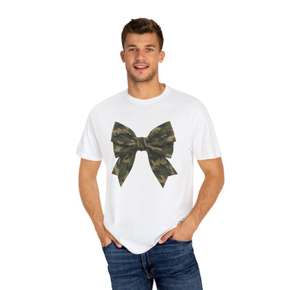 Camo Bow T-Shirt — Military Camouflage Graphic Tee