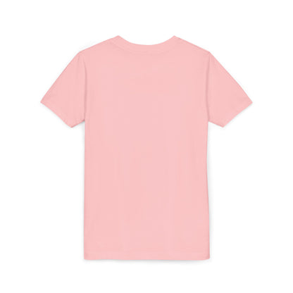 Youth Tee — Cute Orange Dog Portrait with Bow (Kids' Animal Shirt)