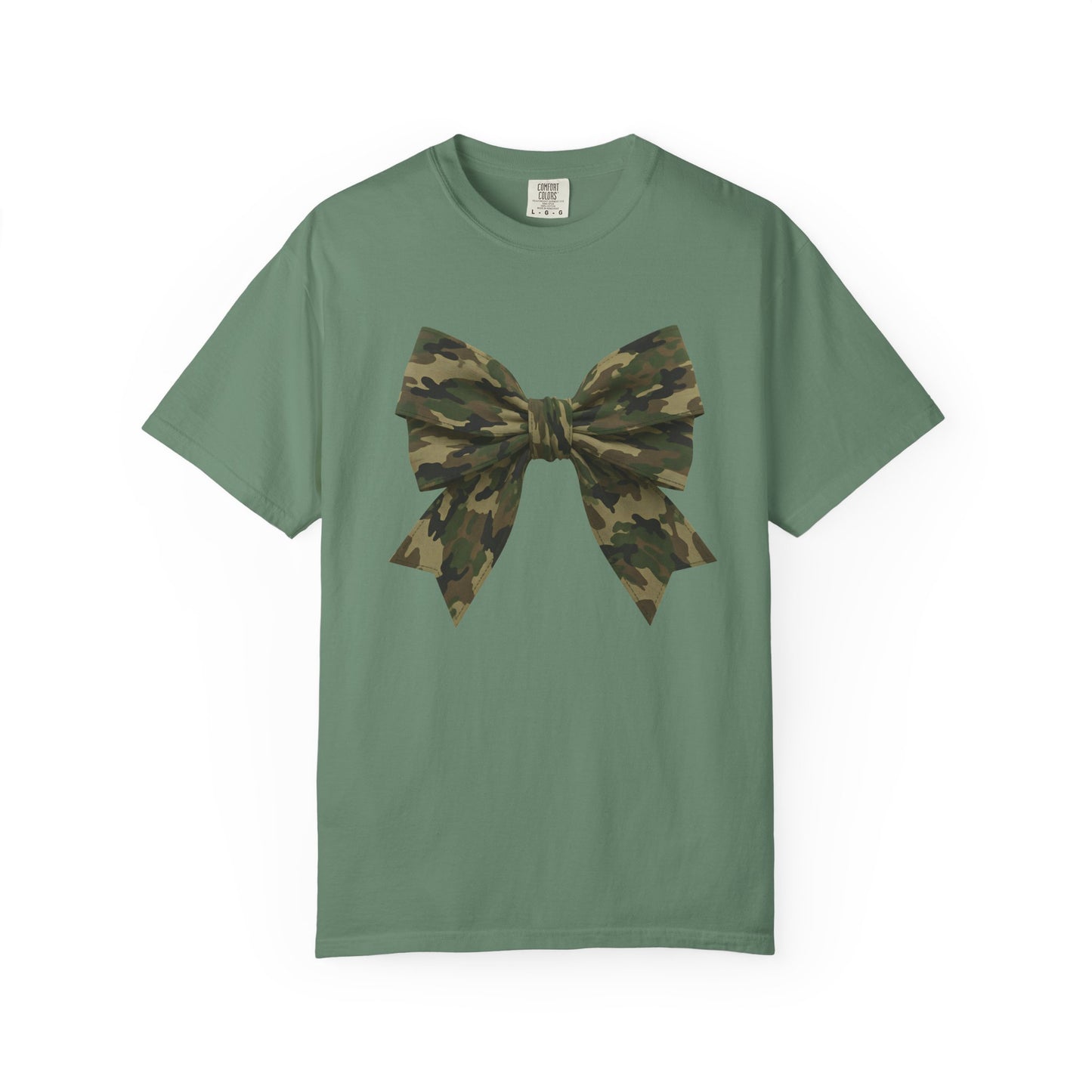Camo Bow T-Shirt — Military Camouflage Graphic Tee