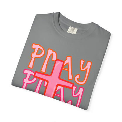 Play Cross T-Shirt — Retro Faith Graphic Tee