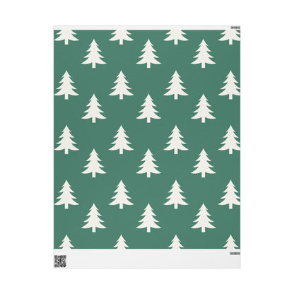Green Christmas Tree Wrapping Paper – Holiday Gift Wrap Roll