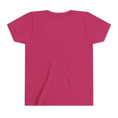 Youth Tee — Cute Orange Dog Portrait with Bow (Kids' Animal Shirt)
