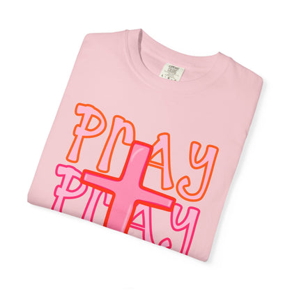 Play Cross T-Shirt — Retro Faith Graphic Tee