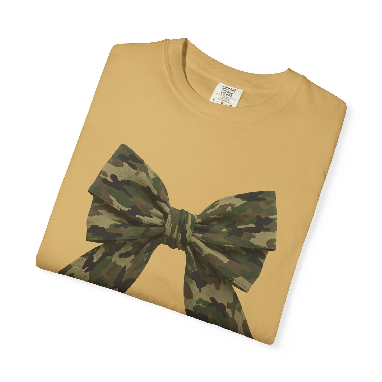 Camo Bow T-Shirt — Military Camouflage Graphic Tee