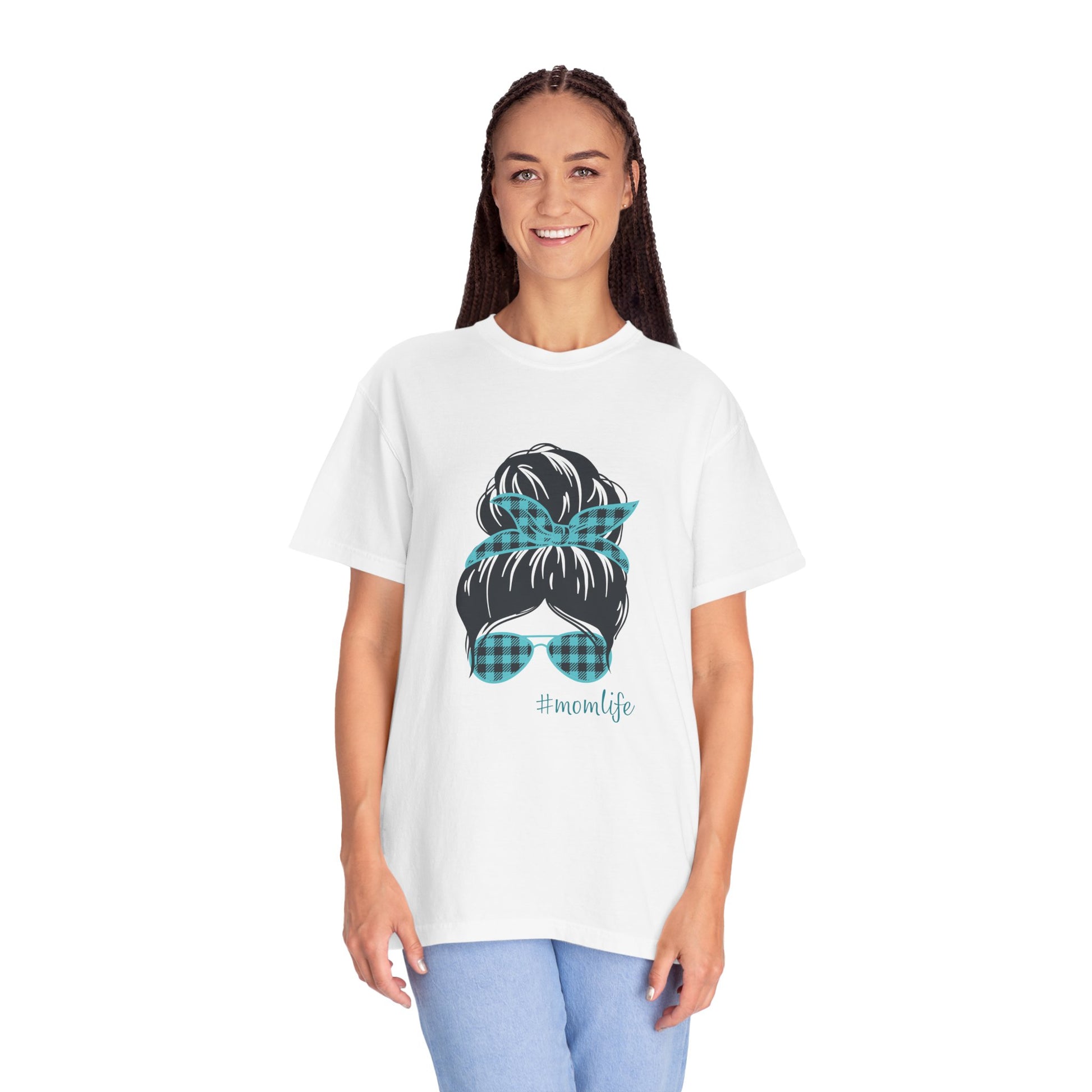Mom Life Graphic T-Shirt, Relaxed Fit Tee, Trendy Casual Wear, Gift for Moms, Mother's Day, Everyday Comfort - Tactical Guardian