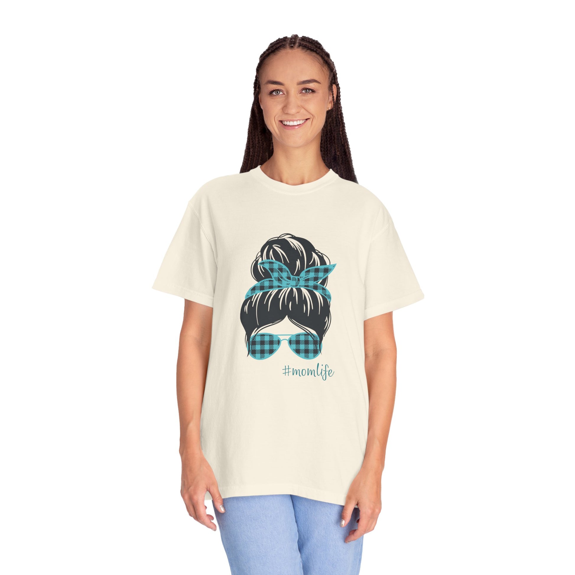 Mom Life Graphic T-Shirt, Relaxed Fit Tee, Trendy Casual Wear, Gift for Moms, Mother's Day, Everyday Comfort - Tactical Guardian