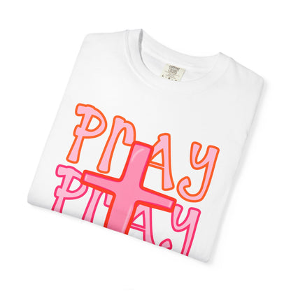 Play Cross T-Shirt — Retro Faith Graphic Tee