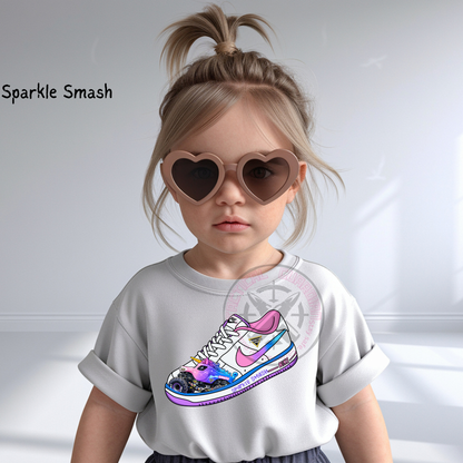 MJ Sneaker Graphic Kids T-Shirts | All Trucks Available