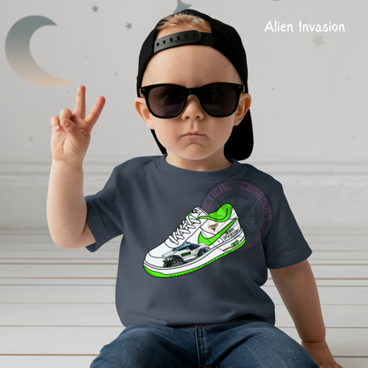 MJ Sneaker Graphic Kids T-Shirts | All Trucks Available
