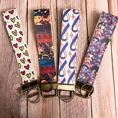 Faux Leather Keychain - Tactical Guardian