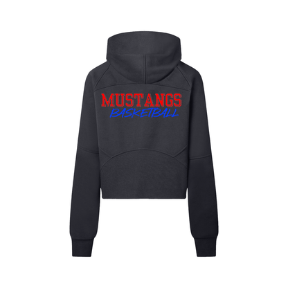 mustangbasketball,zippedhoodie,croppedhoodie,womensapparel,womenssportswear,athleticwear,athleisure,workout,workoutgear,schoolspirit