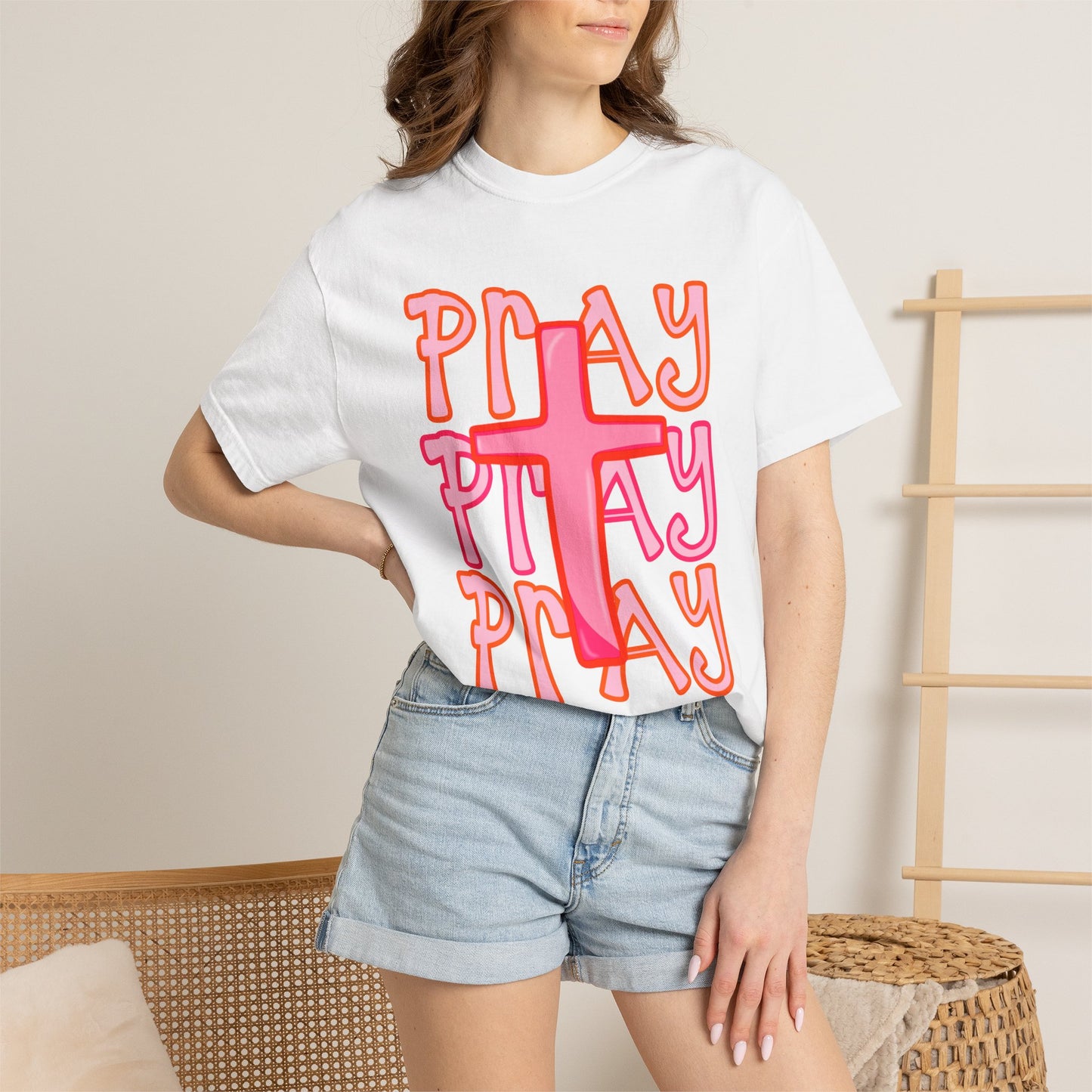 Play Cross T-Shirt — Retro Faith Graphic Tee