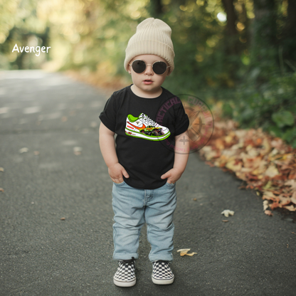 MJ Sneaker Graphic Kids T-Shirts | All Trucks Available