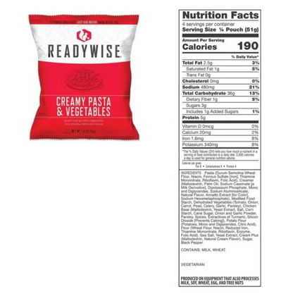 ReadyWise 18 Serving Emergency Food Supply - Favorites Box - Tactical Guardian
