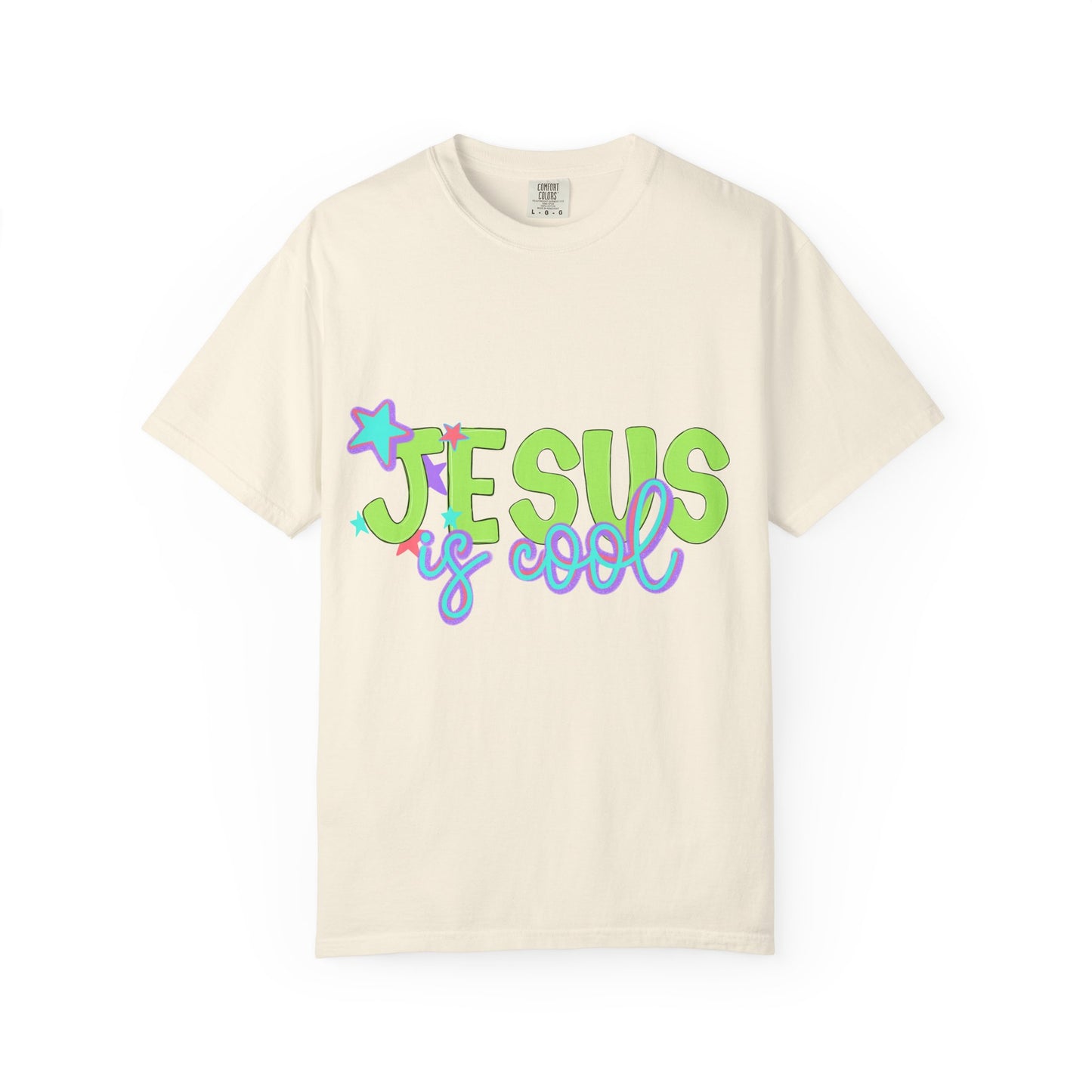Jesus Is Cool T-Shirt — Retro Pastel Christian Tee
