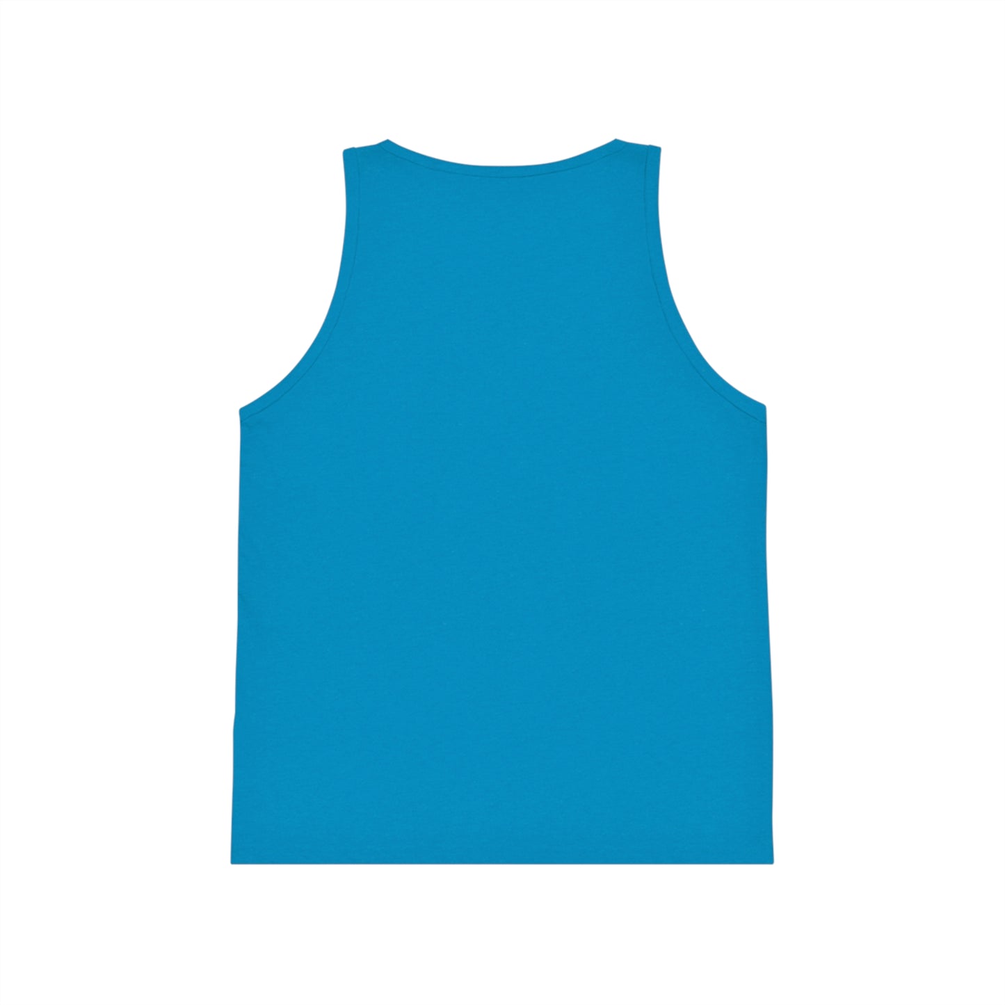 Kids Summer Beach Tank Top — Pink Crab, Surfboard & Sand Pail Graphic