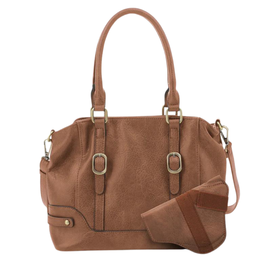 Jessie & James Elena Concealed Carry Lock and Key Satchel - Tactical Guardian