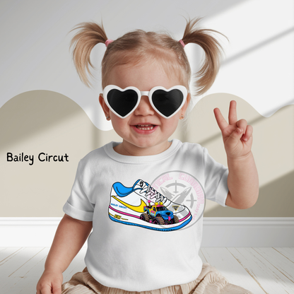 MJ Sneaker Graphic Kids T-Shirts | All Trucks Available