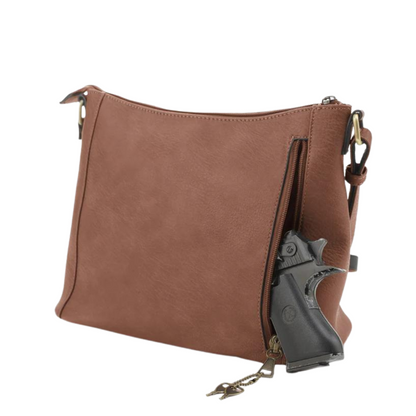 Jessie & James Esther Concealed Carry Lock and Key Crossbody - Tactical Guardian