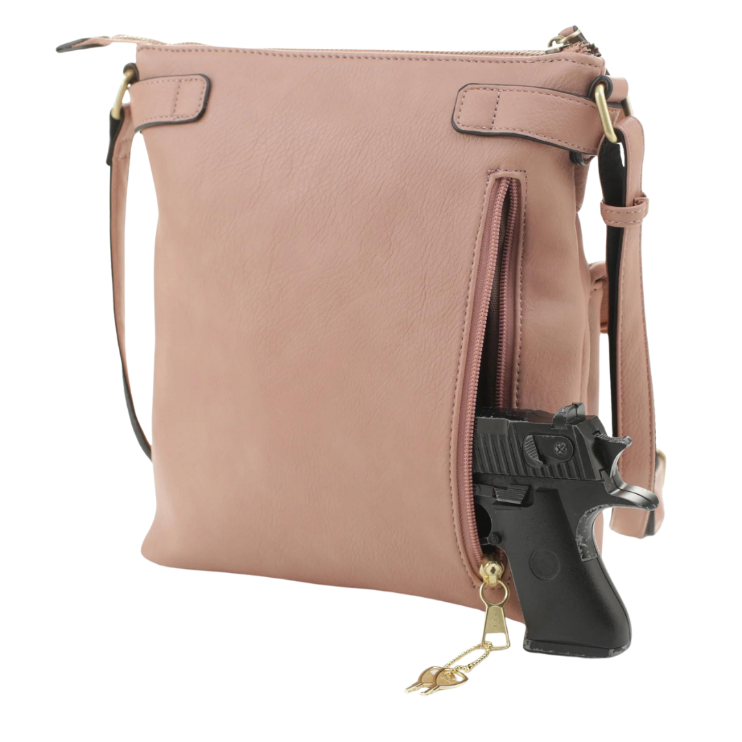 Jessie & James SHELBY CONCEALED CARRY LOCK AND KEY CROSSBODY - Tactical Guardian