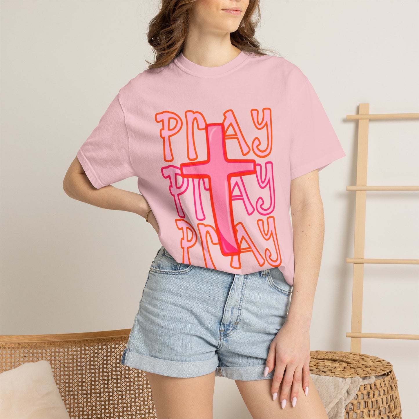 Play Cross T-Shirt — Retro Faith Graphic Tee