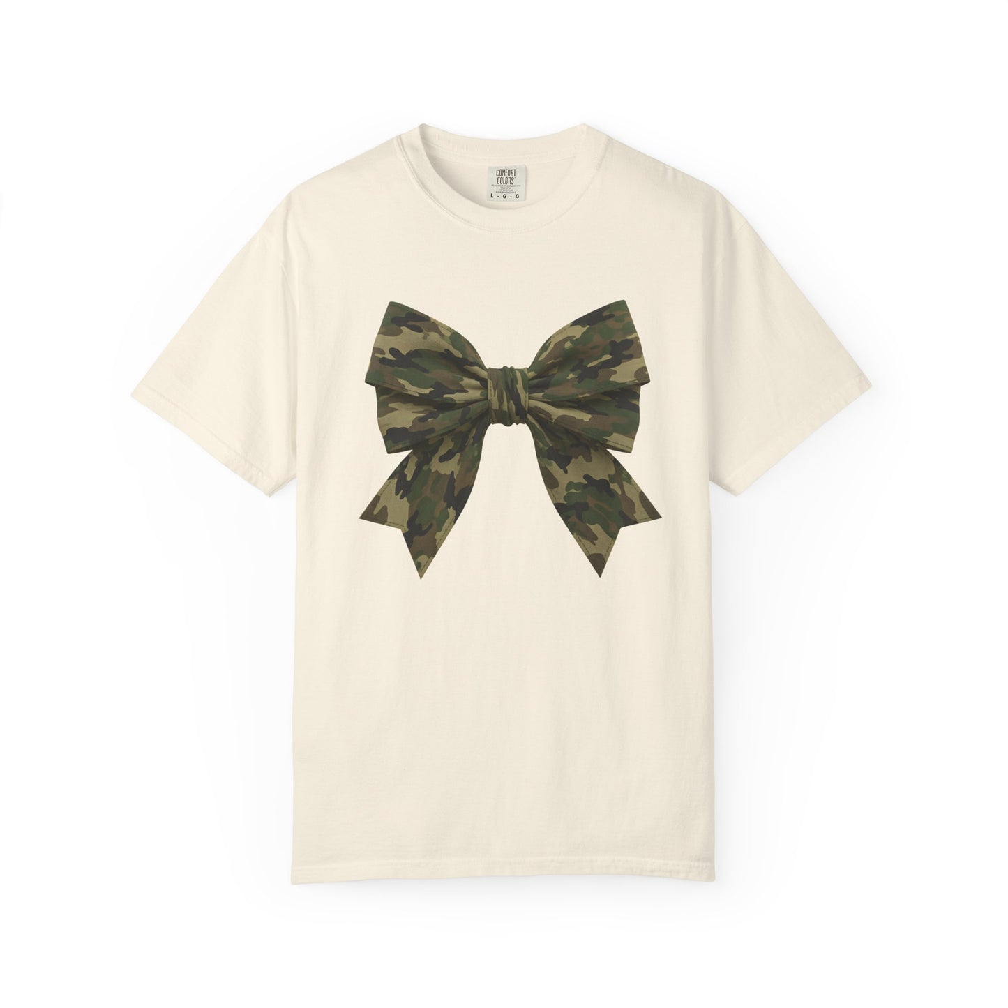 Camo Bow T-Shirt — Military Camouflage Graphic Tee