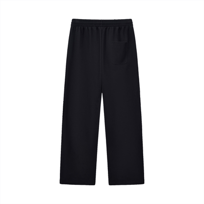 Curved Stripe Straight Sweatpants