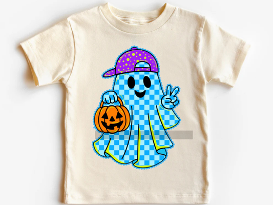 Blue Checkered Ghost - Tactical Guardian