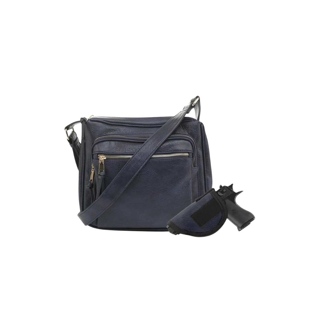 Jessie & James BROOKLYN CONCEALED CARRY LOCK AND KEY CROSSBODY - Tactical Guardian