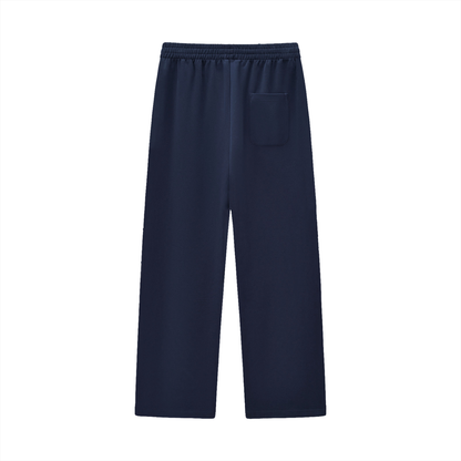 Curved Stripe Straight Sweatpants