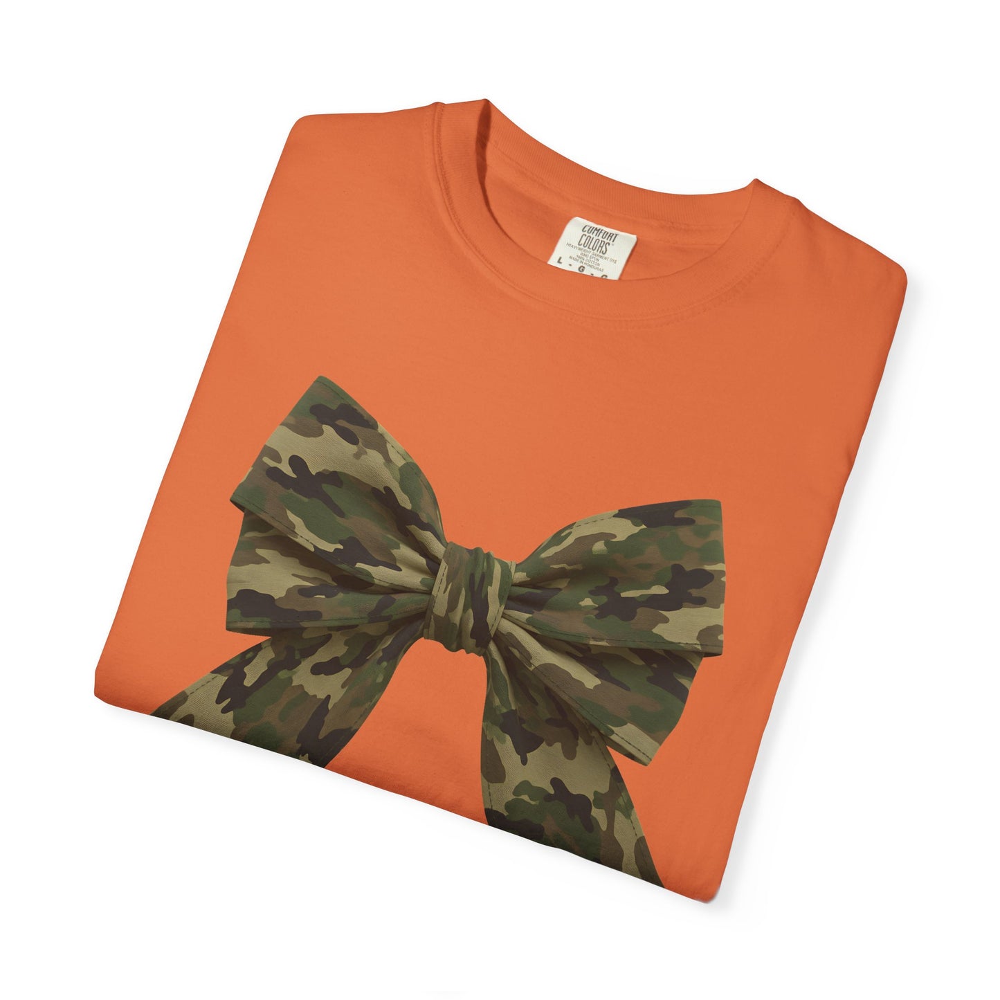 Camo Bow T-Shirt — Military Camouflage Graphic Tee