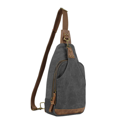Jessie & James Glacier Unisex Canvas Sling Shoulder Concealed Backpack - Tactical Guardian