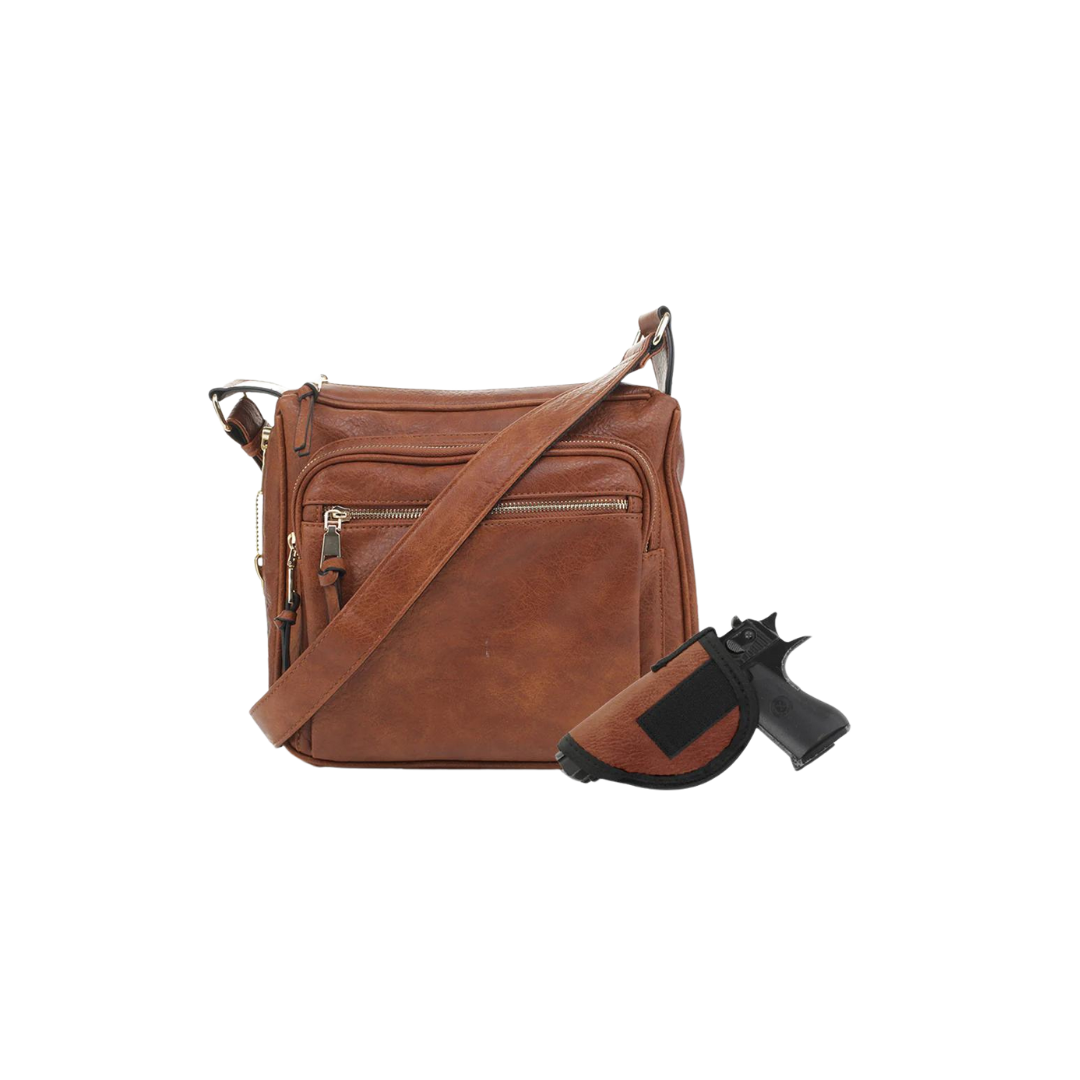 Jessie & James BROOKLYN CONCEALED CARRY LOCK AND KEY CROSSBODY - Tactical Guardian